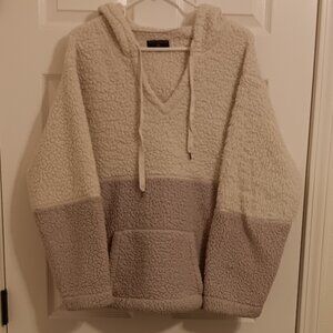 Cozy Oversized Fleece Teddy Jumper Jacket with Hood
